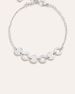 Pulsera Acero Claudia Plateada