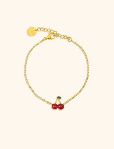 Pulsera Acero  Cherry Kiss